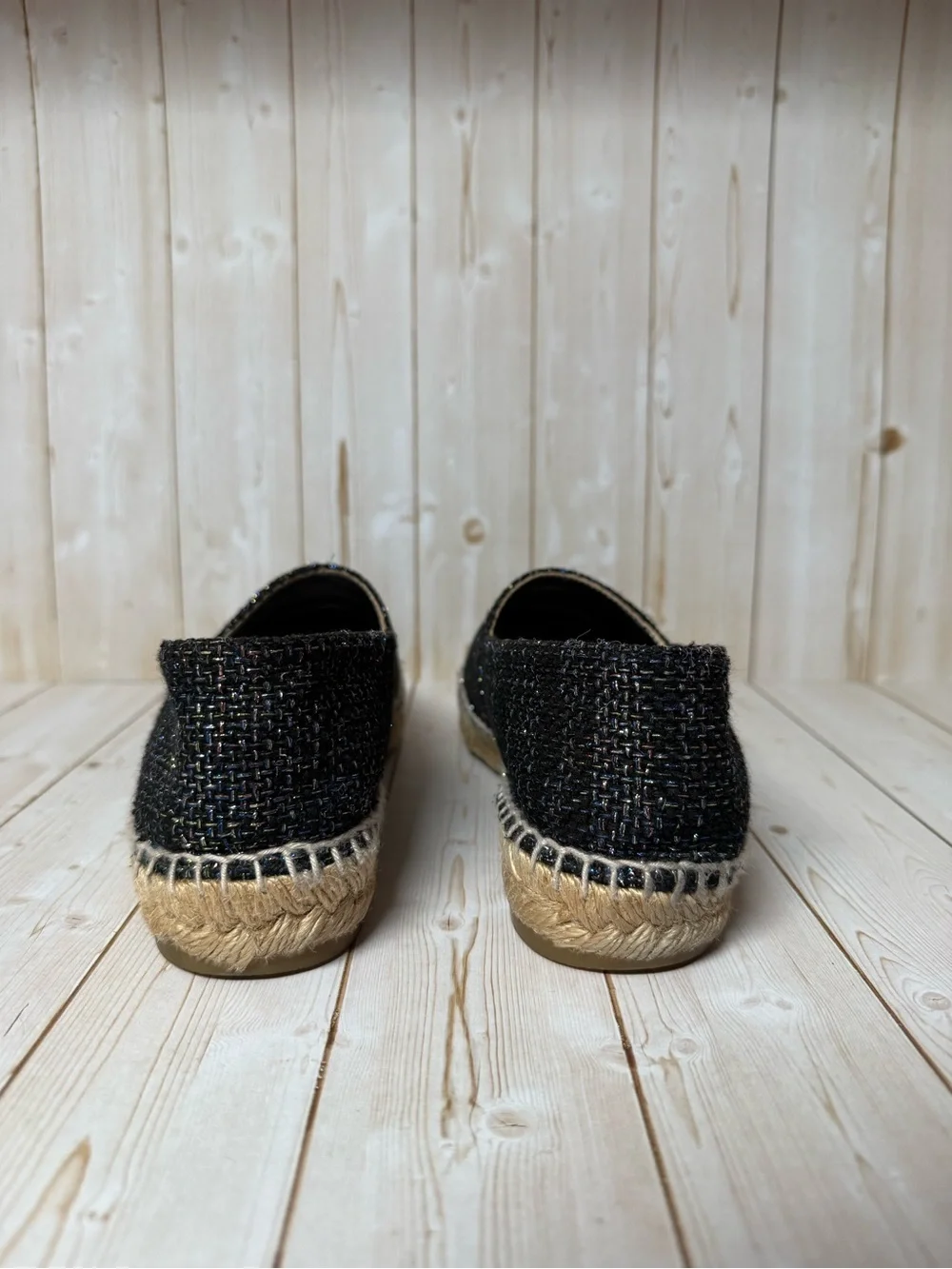 CHANEL metallic tweed